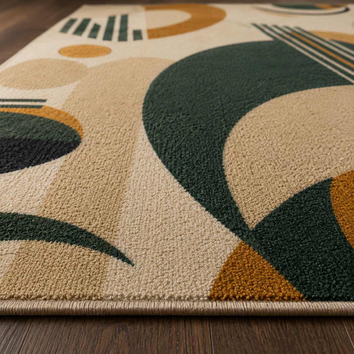 Tapis rectangulaire Élyra – style moderne – motifs abstraits