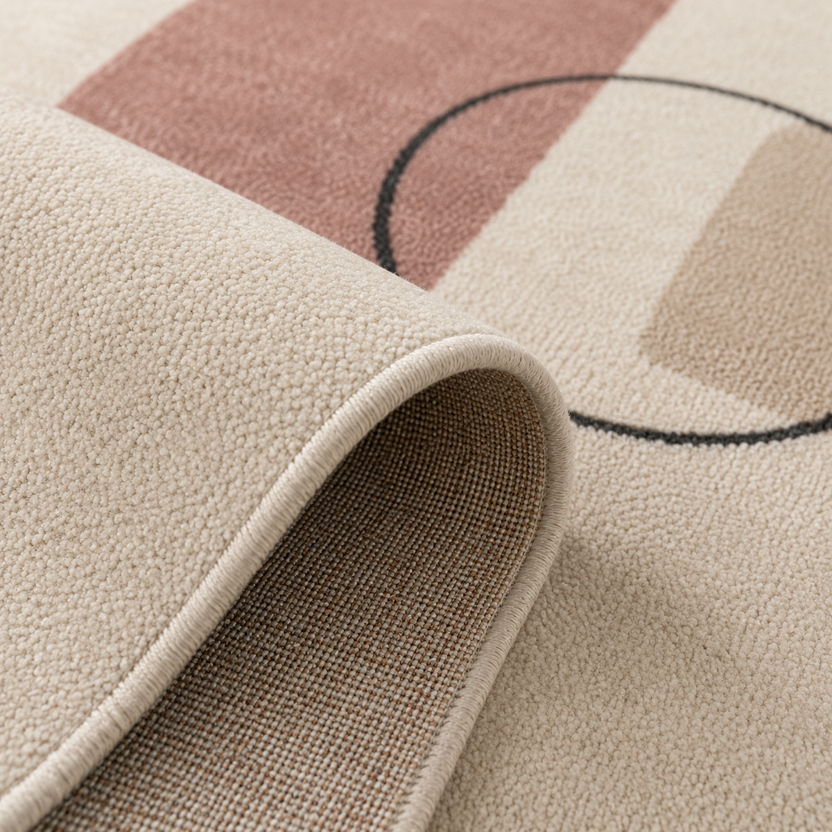 Tapis rectangulaire Naya – style moderne – motifs abstraits