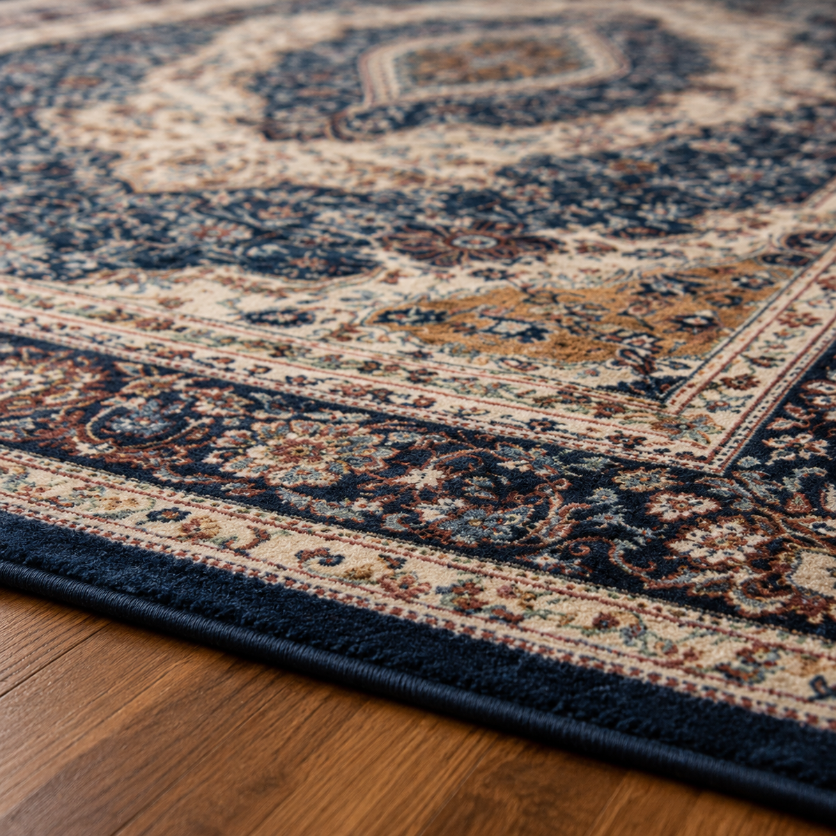 Tapis rectangulaire Amalya – style berbère – motifs ornementaux