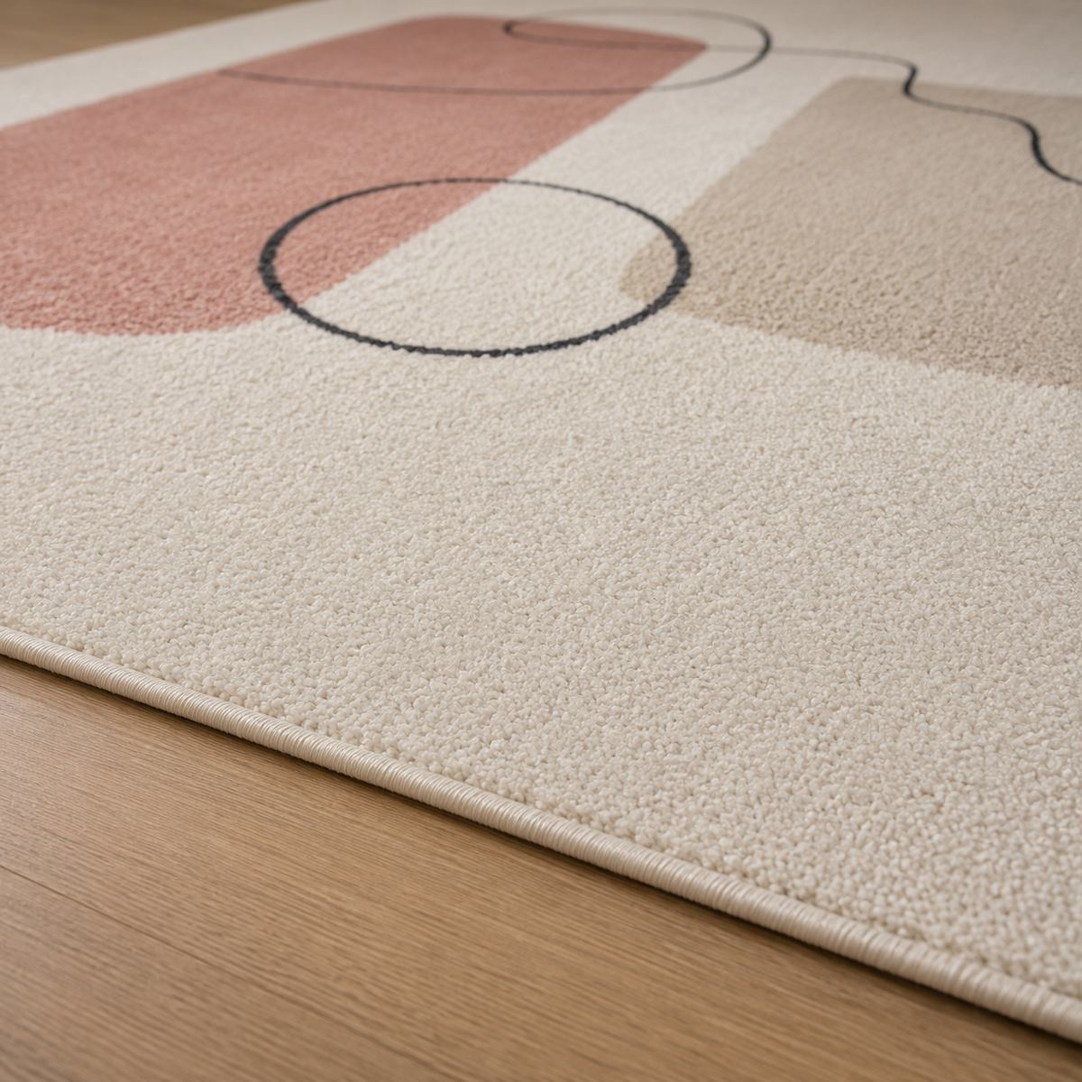 Tapis rectangulaire Naya – style moderne – motifs abstraits