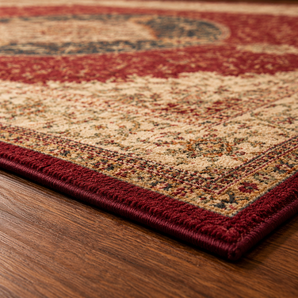 Tapis rectangulaire Soraya – style berbère classique – motifs décoratifs