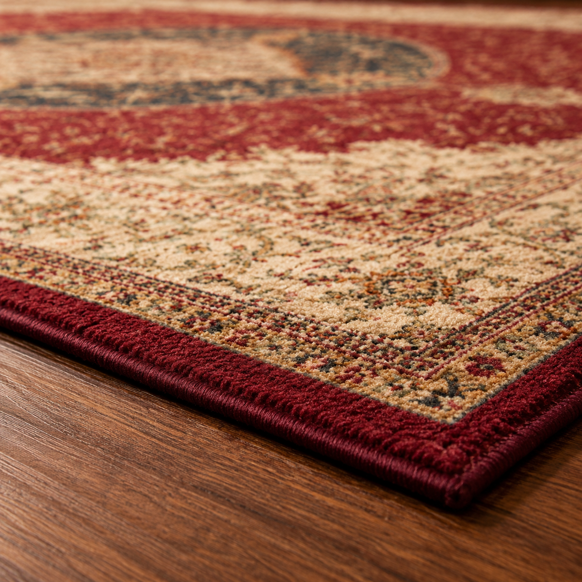 Tapis rectangulaire Soraya – style berbère classique – motifs décoratifs